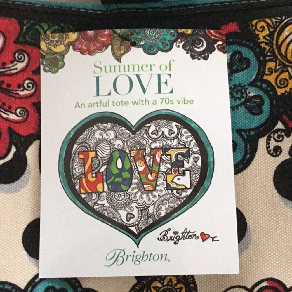 Brighton Summer of Love Anniversary Canvas Tote - Picture 6 of 9